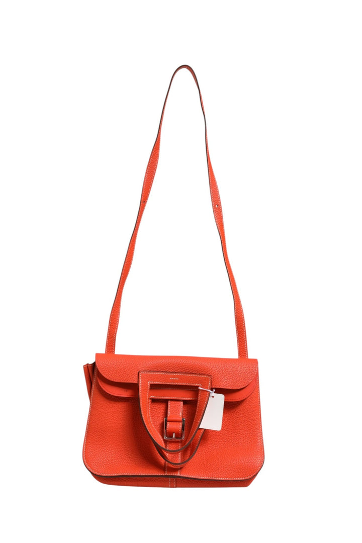 Hermès Rouge Casaque Clemence Halzan 31 Palladium Hardware - RIMODA