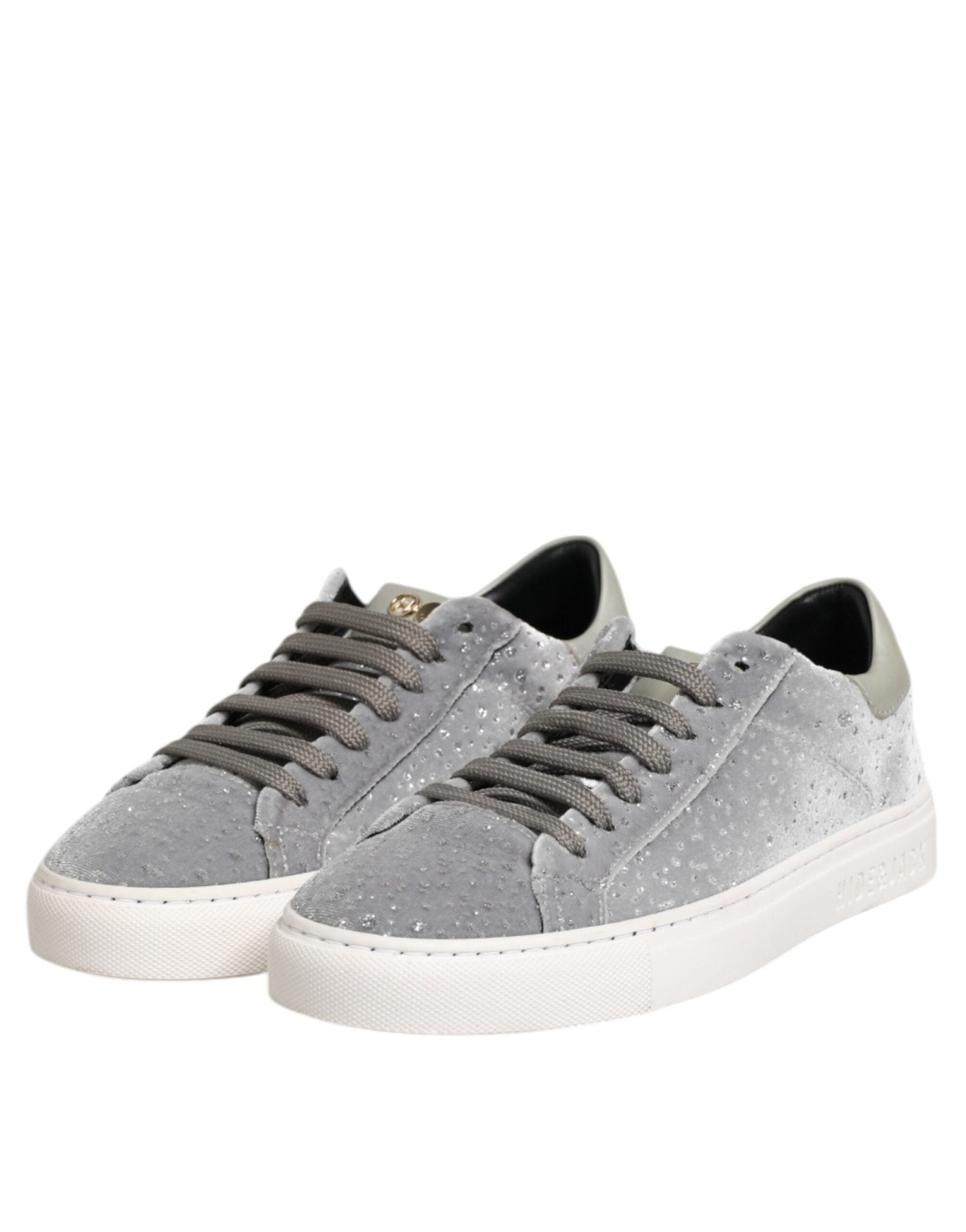 HIDE & JACK Gray Suede Low Top Lace Up Sneakers Shoes - RIMODA