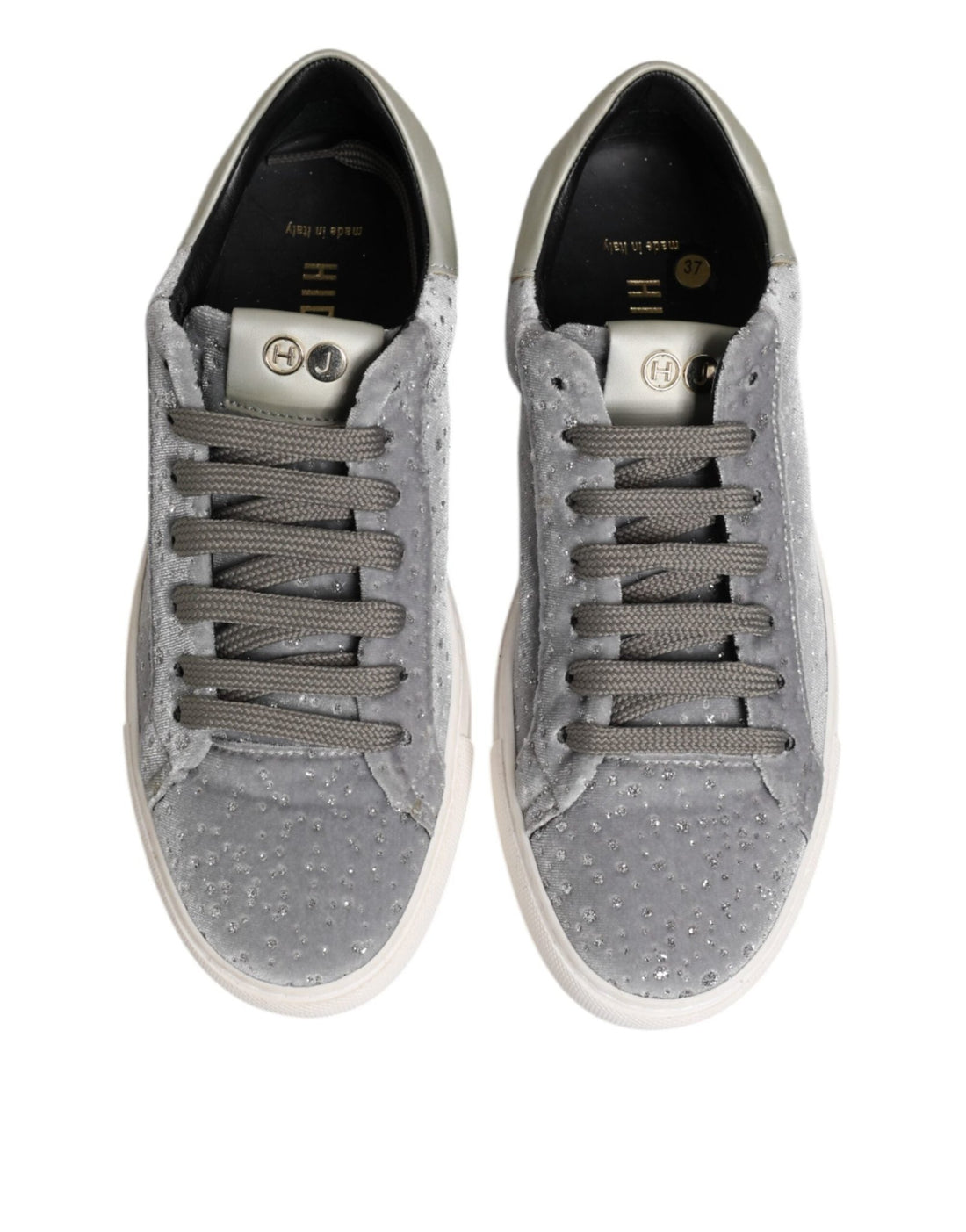 HIDE & JACK Gray Suede Low Top Lace Up Sneakers Shoes - RIMODA