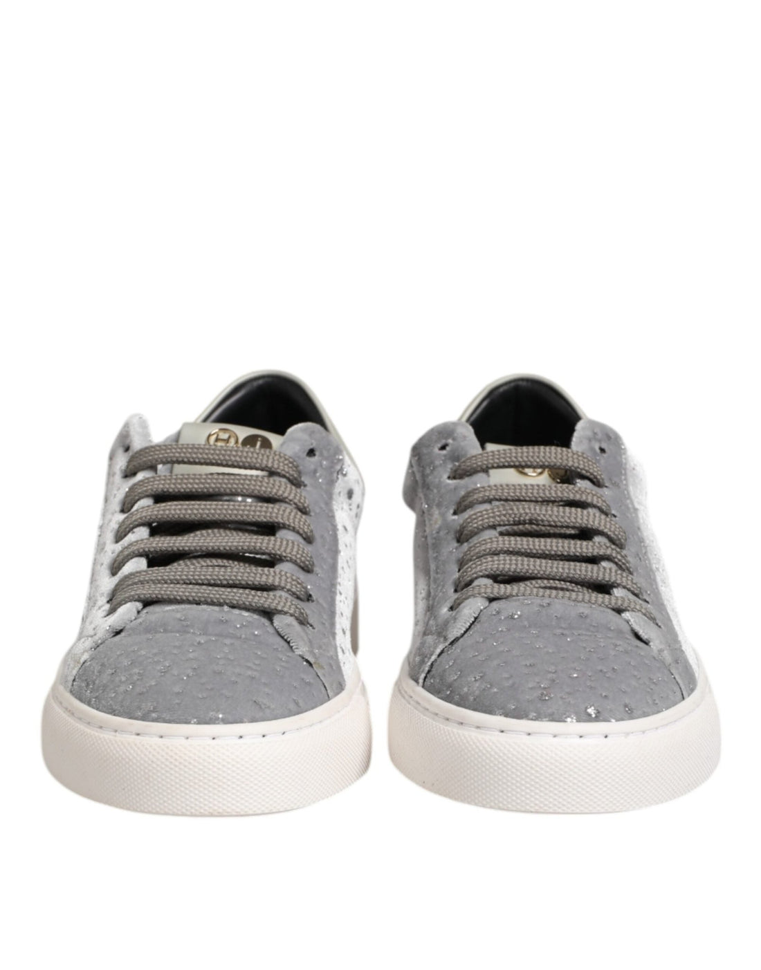 HIDE & JACK Gray Suede Low Top Lace Up Sneakers Shoes - RIMODA