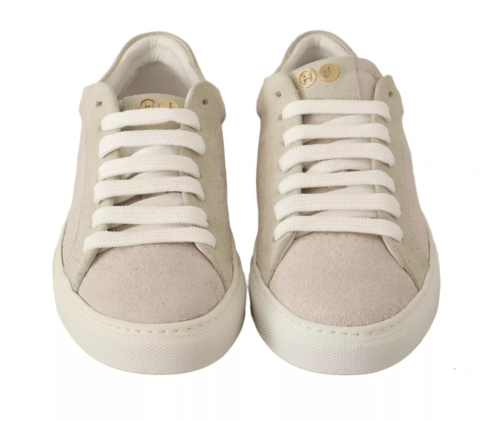 HIDE & JACK Off White Low Top Lace Up Sneakers Shoes - RIMODA