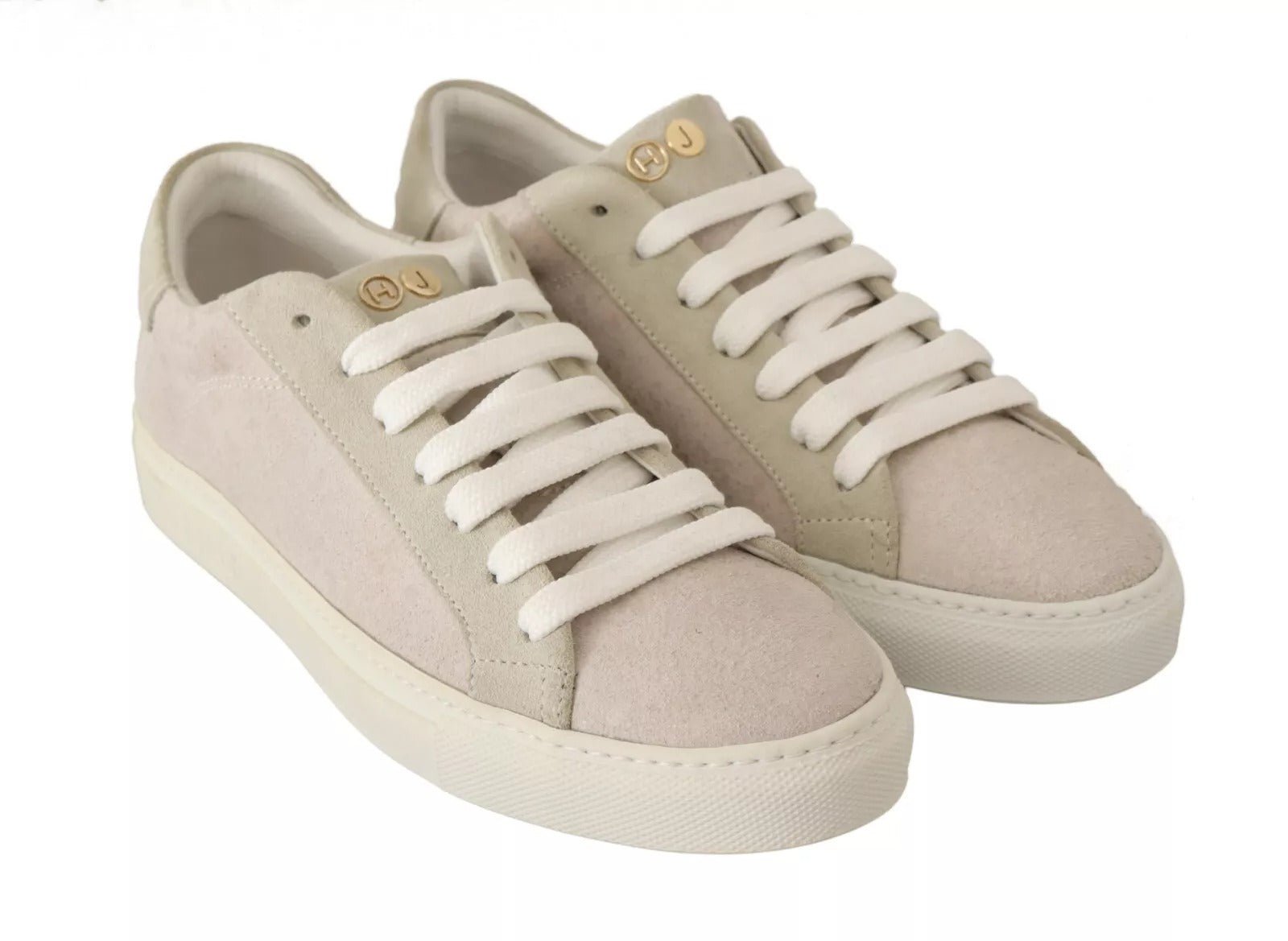 HIDE & JACK Off White Low Top Lace Up Sneakers Shoes - RIMODA