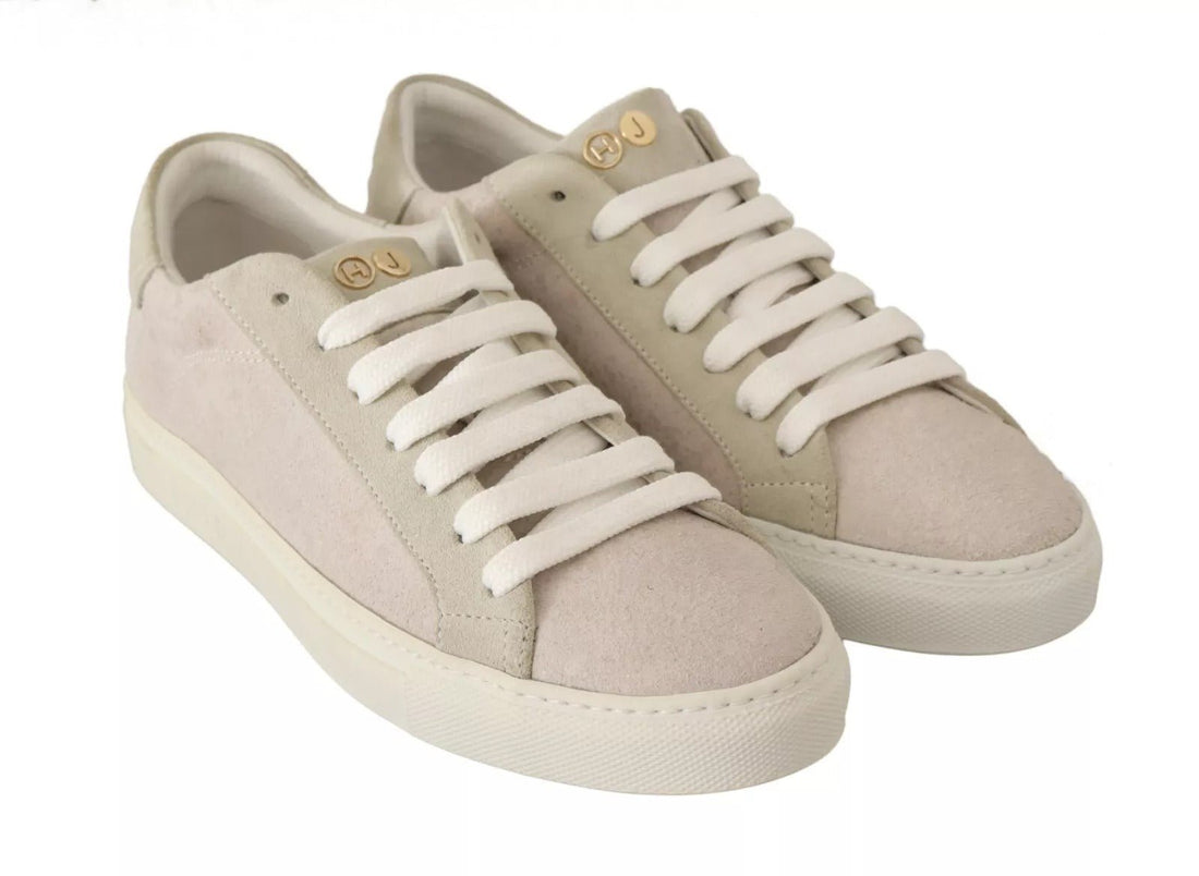 HIDE & JACK Off White Low Top Lace Up Sneakers Shoes - RIMODA