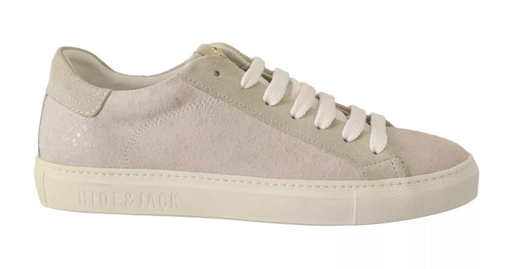 HIDE & JACK Off White Low Top Lace Up Sneakers Shoes - RIMODA