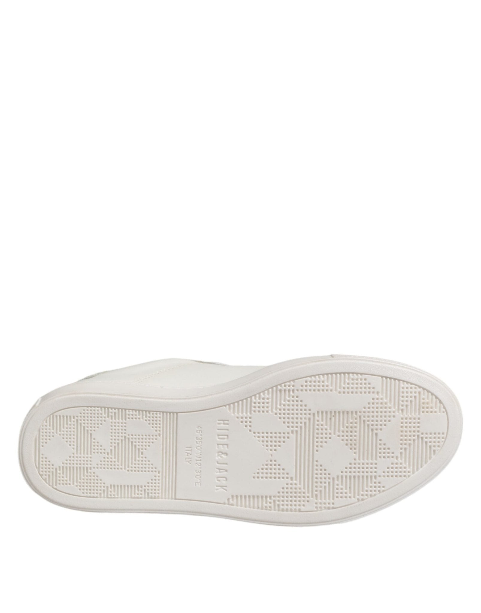 HIDE & JACK White Leather Low Top Lace Up Sneakers Shoes - RIMODA