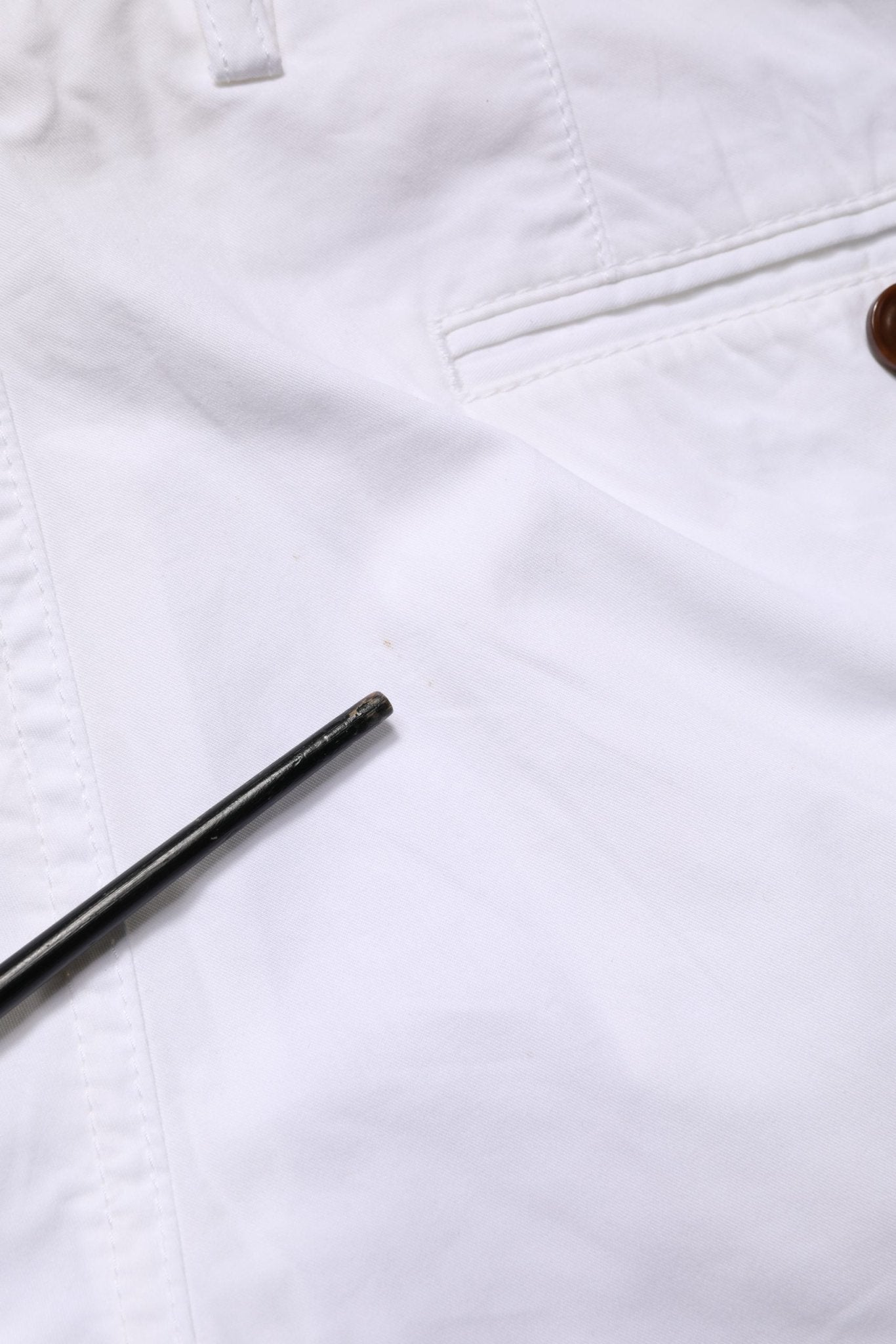 Hugo Boss White Mid Waist Skinny Chino Casual Trouser Pants - RIMODA