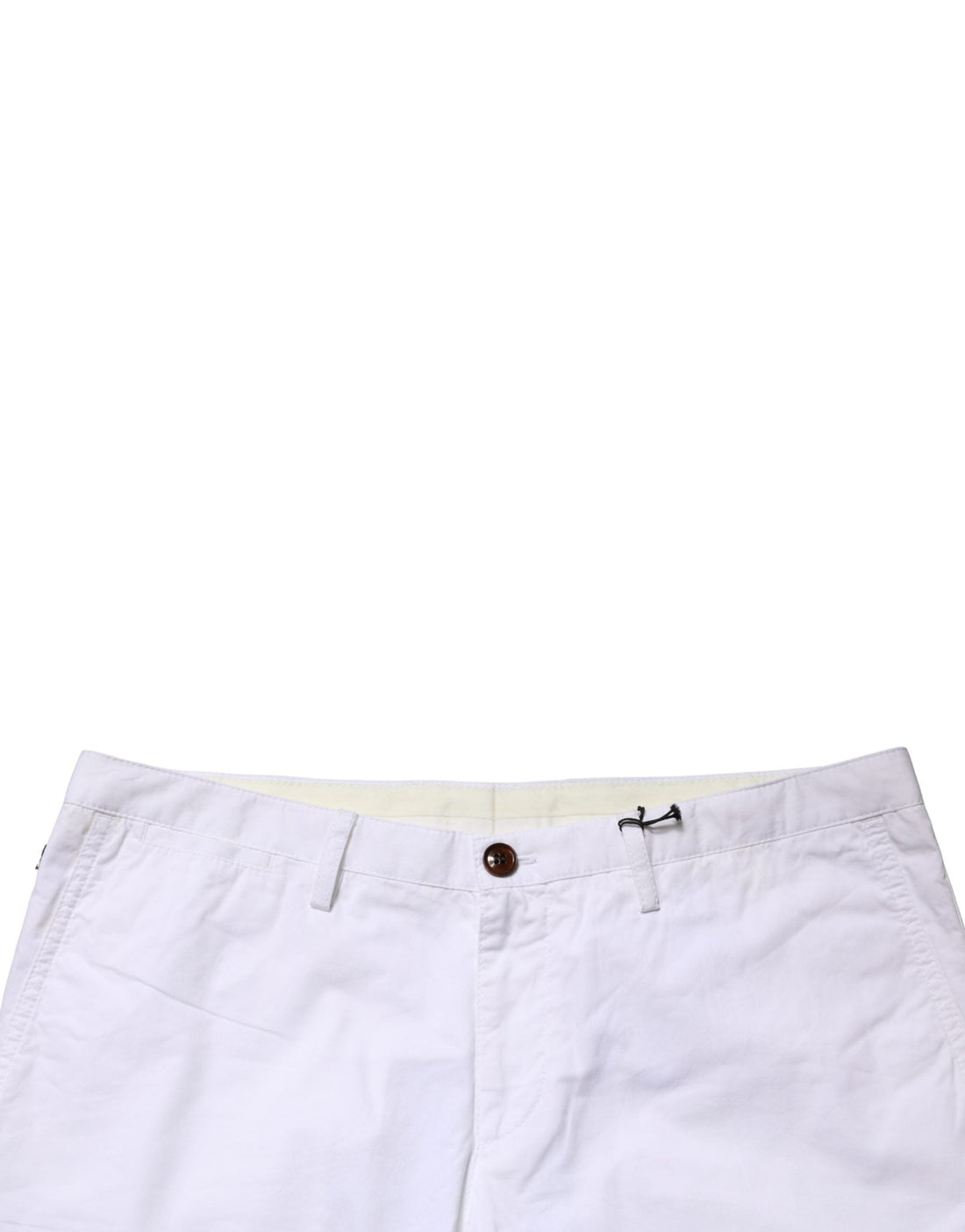 Hugo Boss White Mid Waist Skinny Chino Casual Trouser Pants - RIMODA