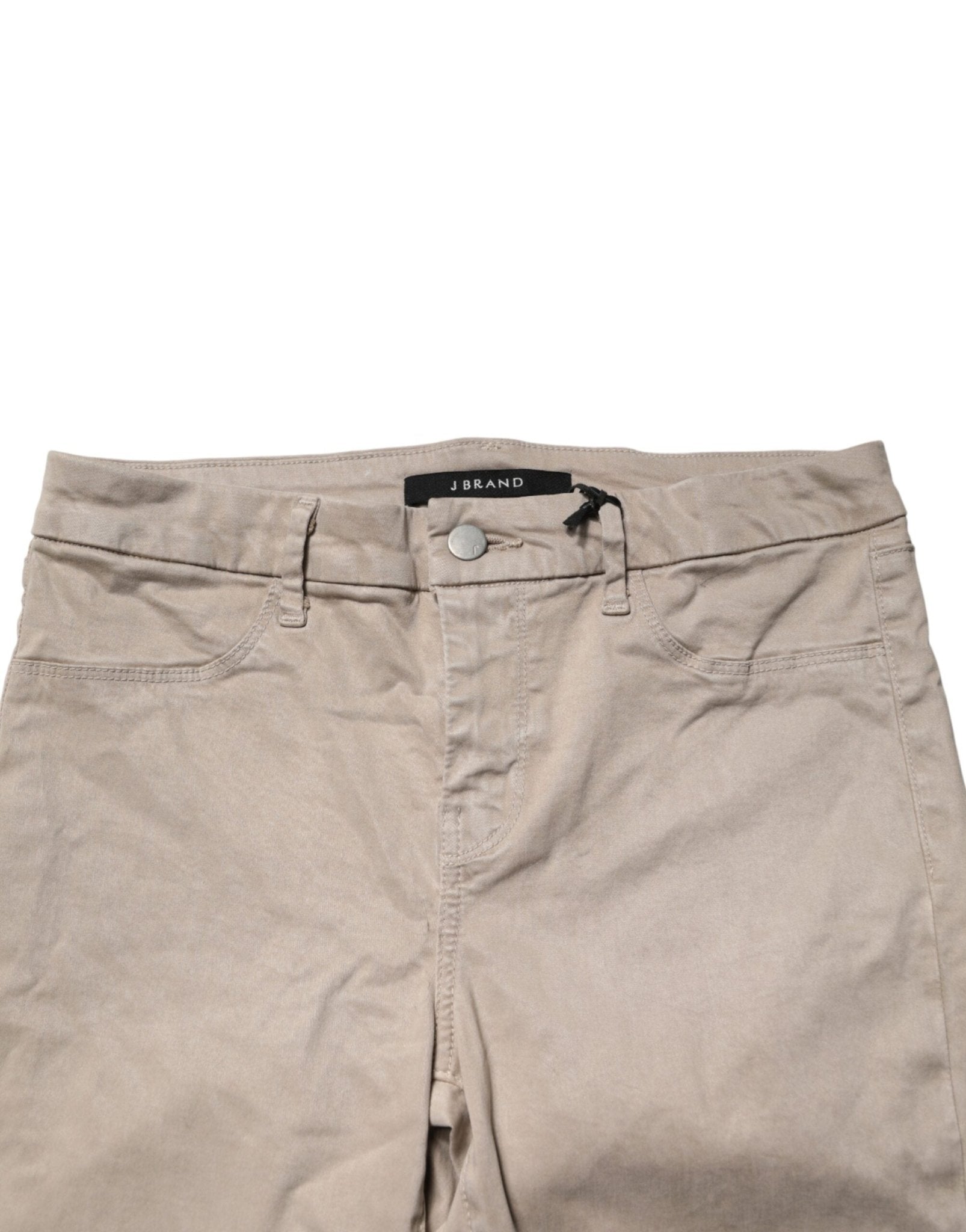 J Brand Beige Skinny Mid Waist Chino Casual Trouser Pants - RIMODA
