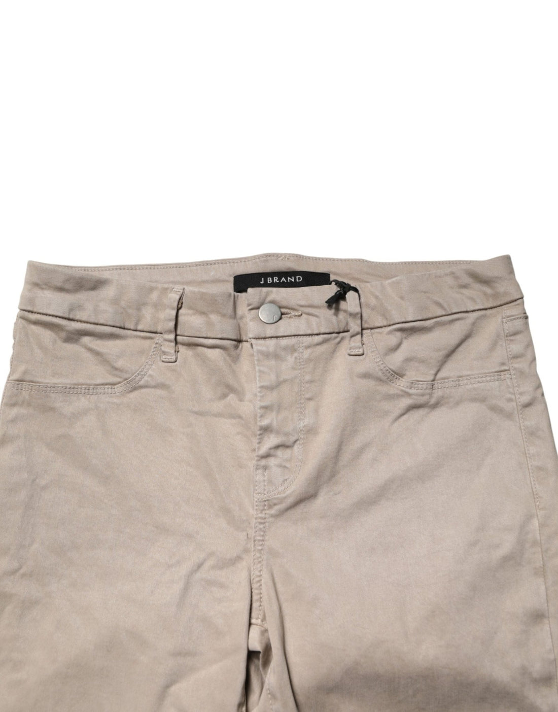 J Brand Beige Skinny Mid Waist Chino Casual Trouser Pants - RIMODA