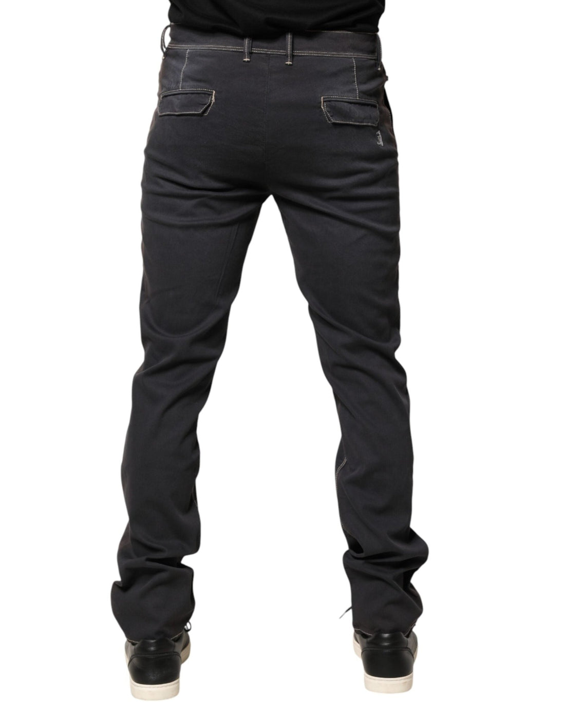 Jeckerson Dark Gray Mid Waist Skinny Fit Men Denim Trouser Jeans - RIMODA