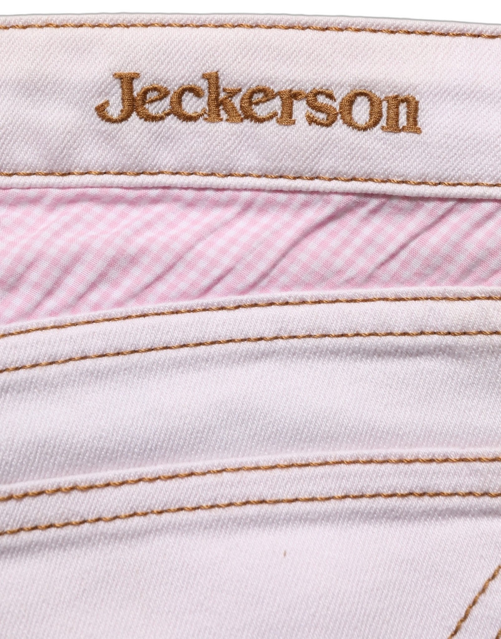 Jeckerson Light Pink Cotton Mid Waist Denim Trouser Jeans - RIMODA