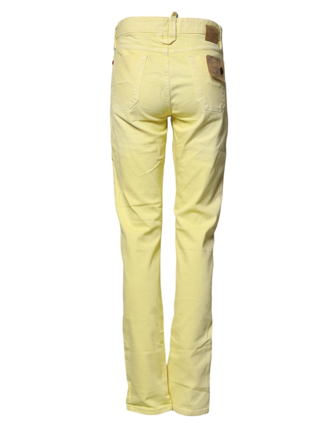 Jeckerson Yellow Mid Waist Straight Fit Men Denim Trouser Jeans - RIMODA