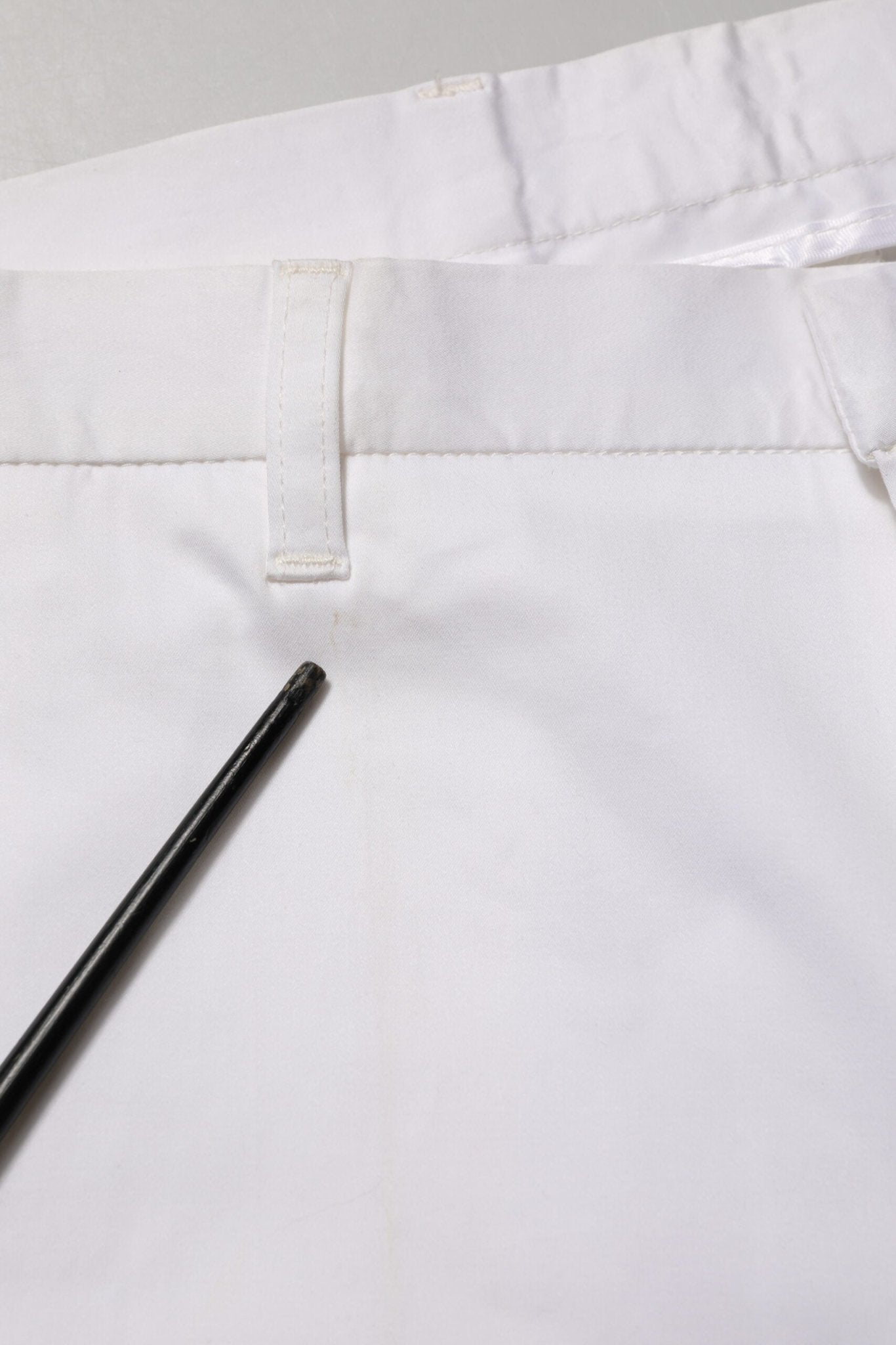 John Richmond White Cotton Stretch Dress Formal Men Trouser Pants - RIMODA