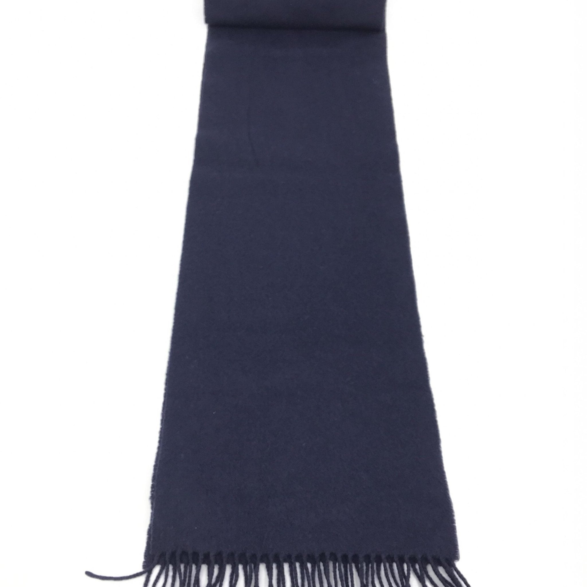 Johnstons of elgin Navy Blue Soft Wool Scarf - RIMODA