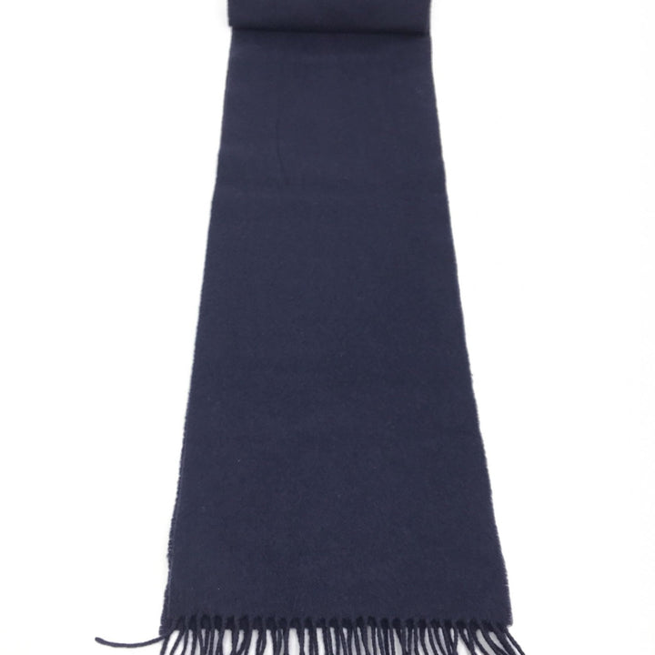 Johnstons of elgin Navy Blue Soft Wool Scarf - RIMODA