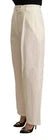 Jucca Off White Cotton High Waist Straight Women Trouser - RIMODA