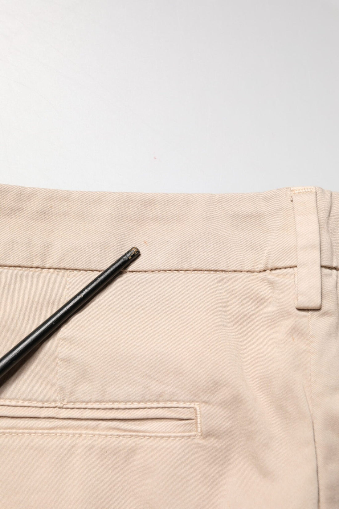 Kocca Beige Straight Mid Waist Chino Trouser Casual Pants - RIMODA