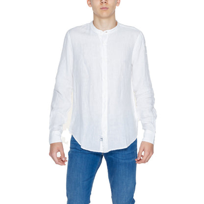 Blauer Shirt Heren