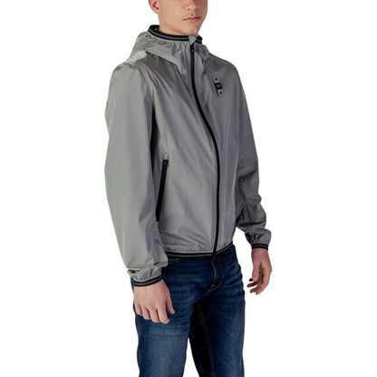 Blauer Windbreaker Heren