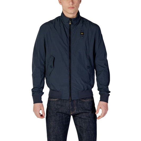 Blauer Windbreaker Heren