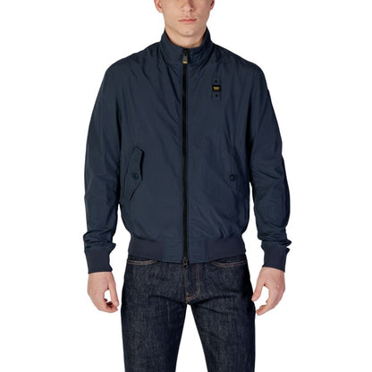 Blauer Windbreaker Heren