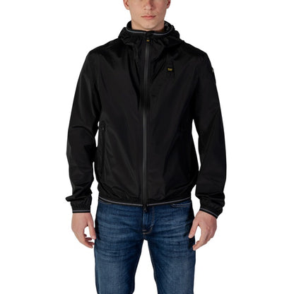 Blauer Windbreaker Heren