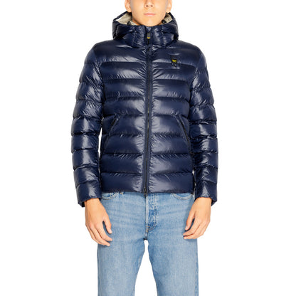 Blauer Windbreaker Heren