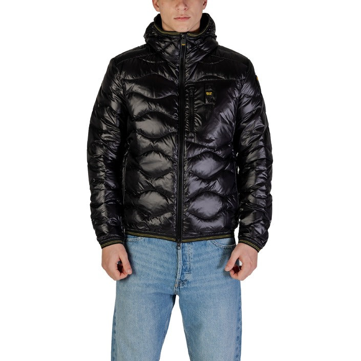Blauer Windbreaker Heren
