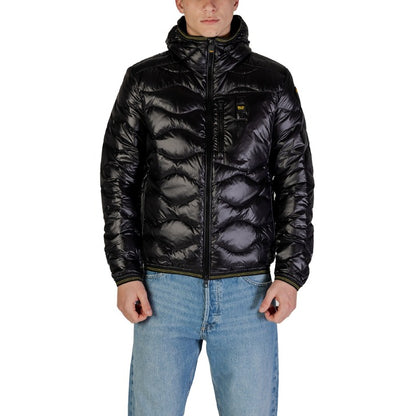 Blauer Windbreaker Heren