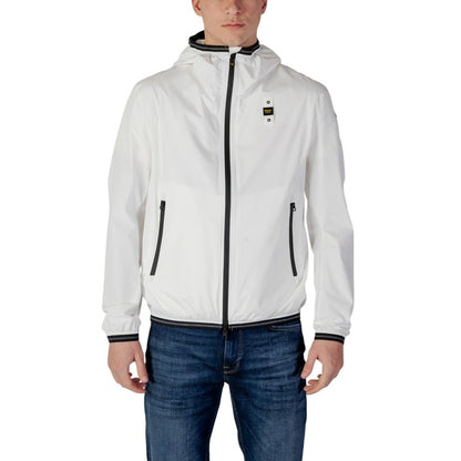 Blauer Windbreaker Heren