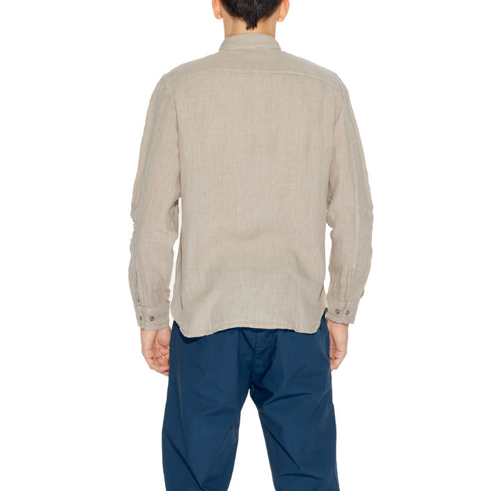 Blauer Shirt Heren