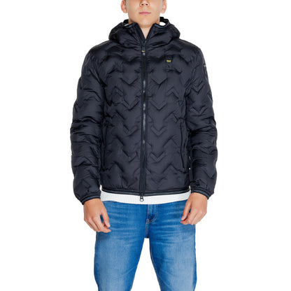 Blauer Windbreaker Heren