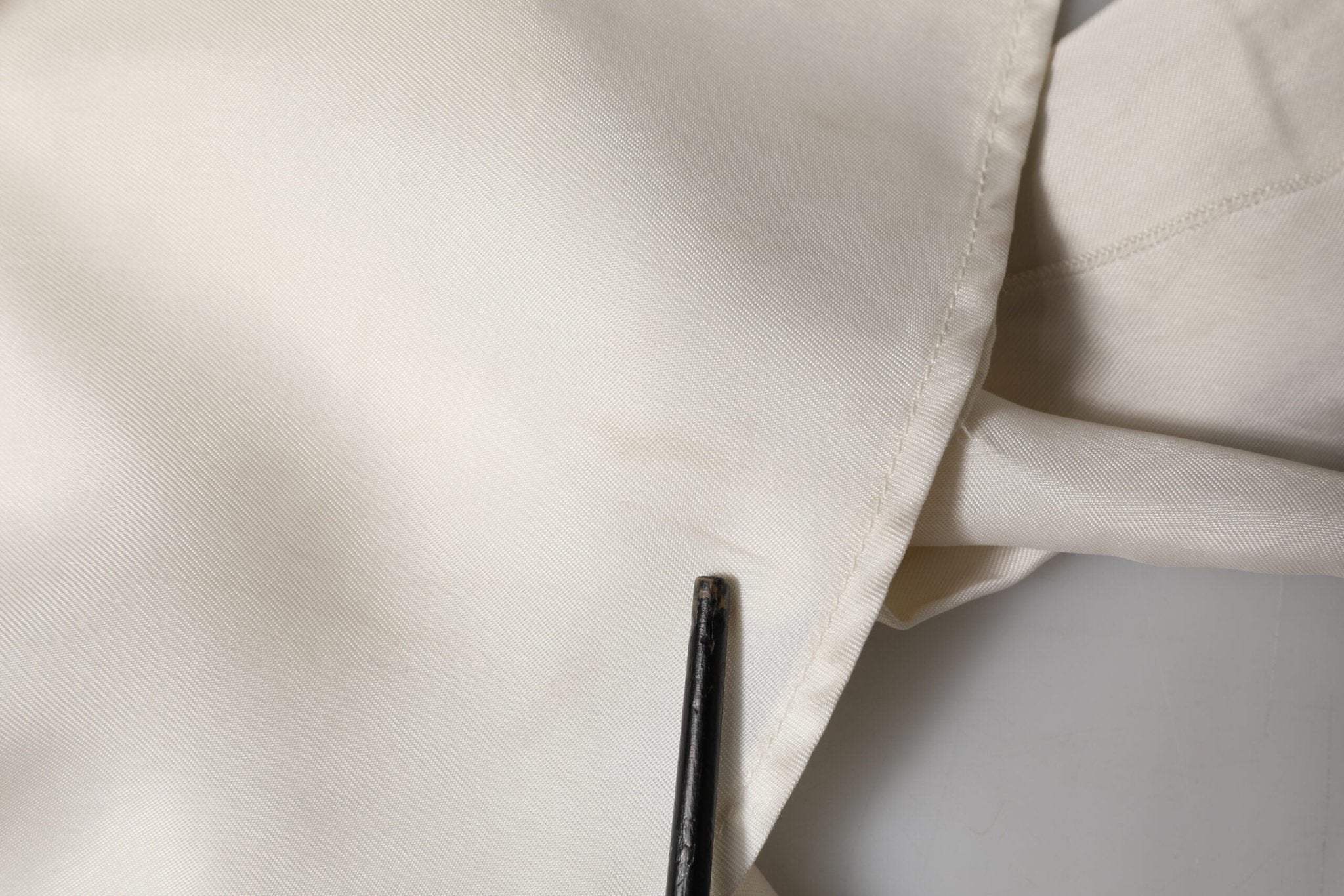 L'Autre Chose Ivory White Sleeveless Maxi Cupro Viscose Dress - RIMODA