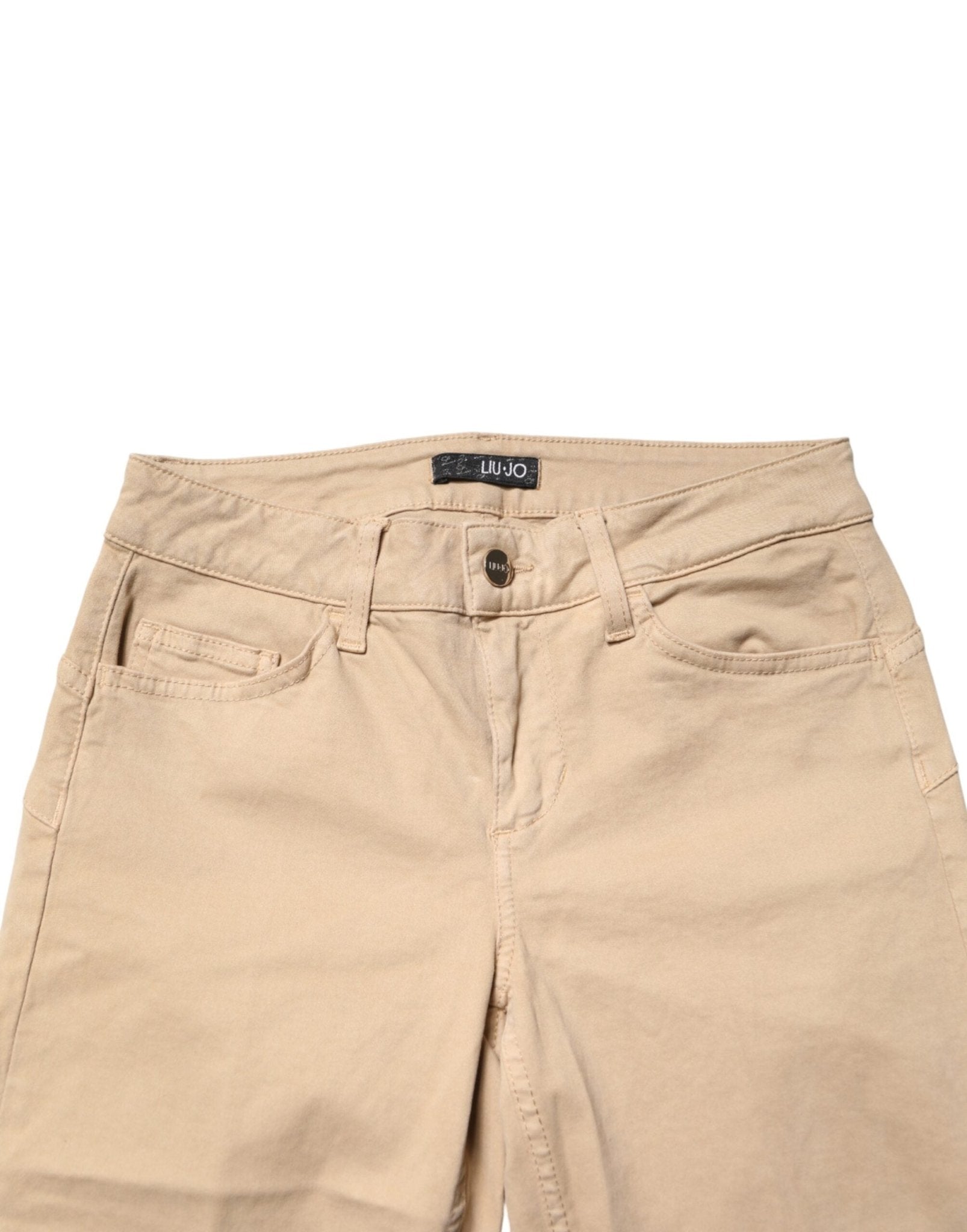 Liu Jo Beige Skinny Low Waist Denim Casual Trouser Jeans - RIMODA