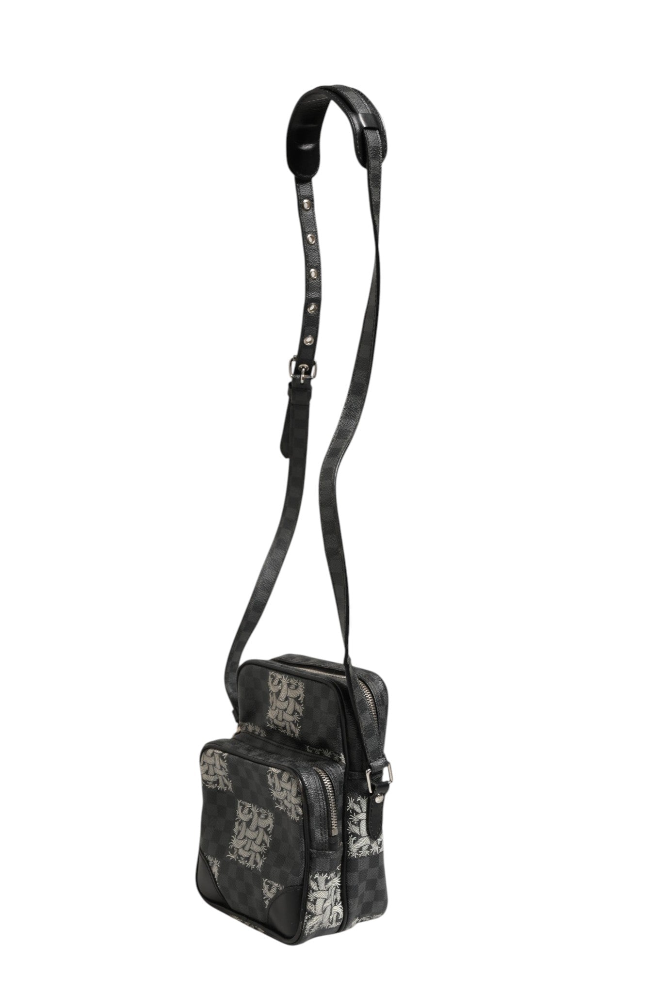 Louis Vuitton Black Damier Graphite Canvas Amazon Christopher Nemeth Shoulder Bag - RIMODA