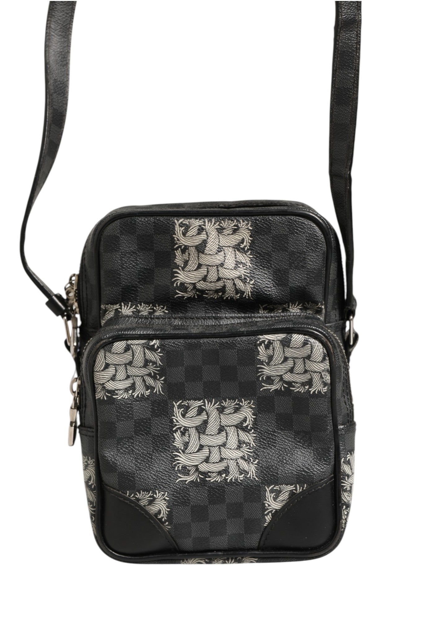 Louis Vuitton Black Damier Graphite Canvas Amazon Christopher Nemeth Shoulder Bag - RIMODA