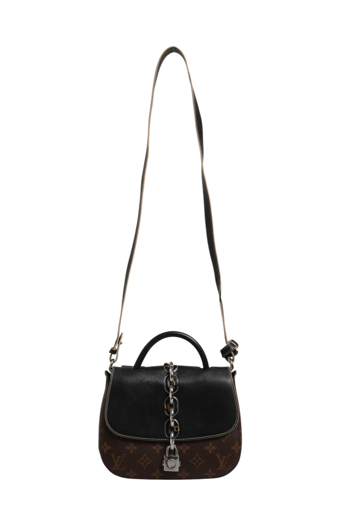 Louis Vuitton Calfskin Monogram Chain It Bag PM Black - RIMODA