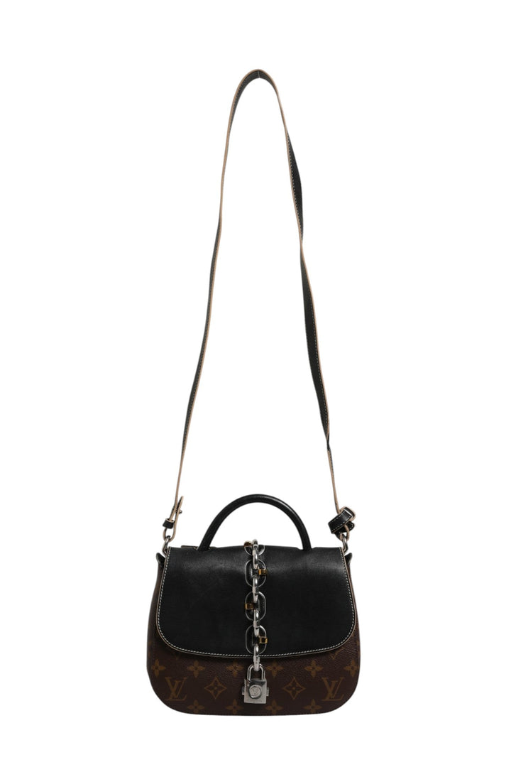 Louis Vuitton Calfskin Monogram Chain It Bag PM Black - RIMODA