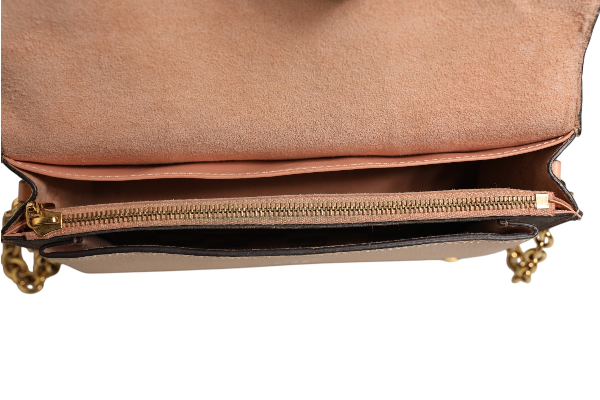 Louis Vuitton Damier Ebene Vavin Chain Wallet - RIMODA