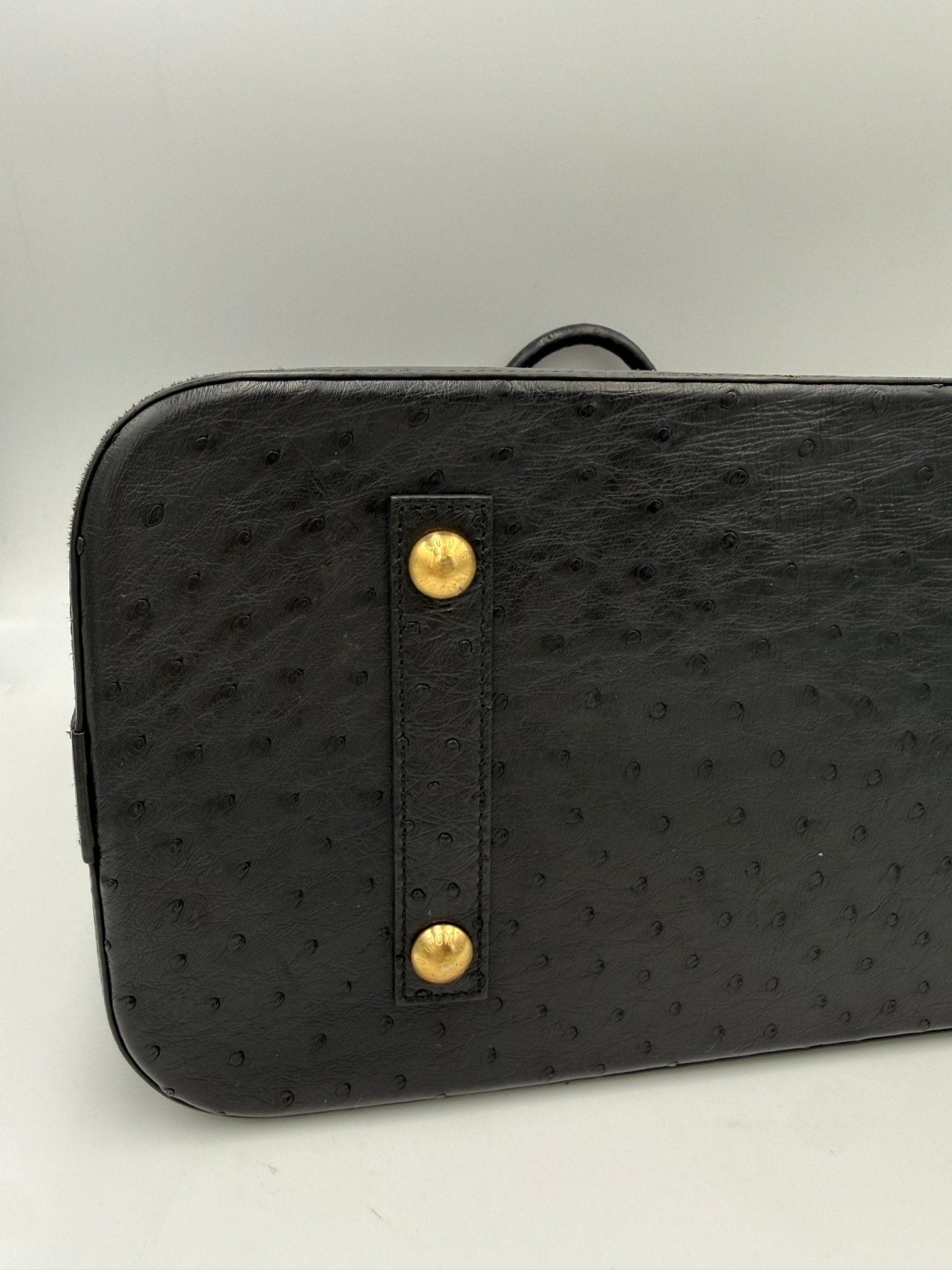Louis Vuitton LOUIS VUITTON Alma GM in Ostrich Leather Handbag - RIMODA