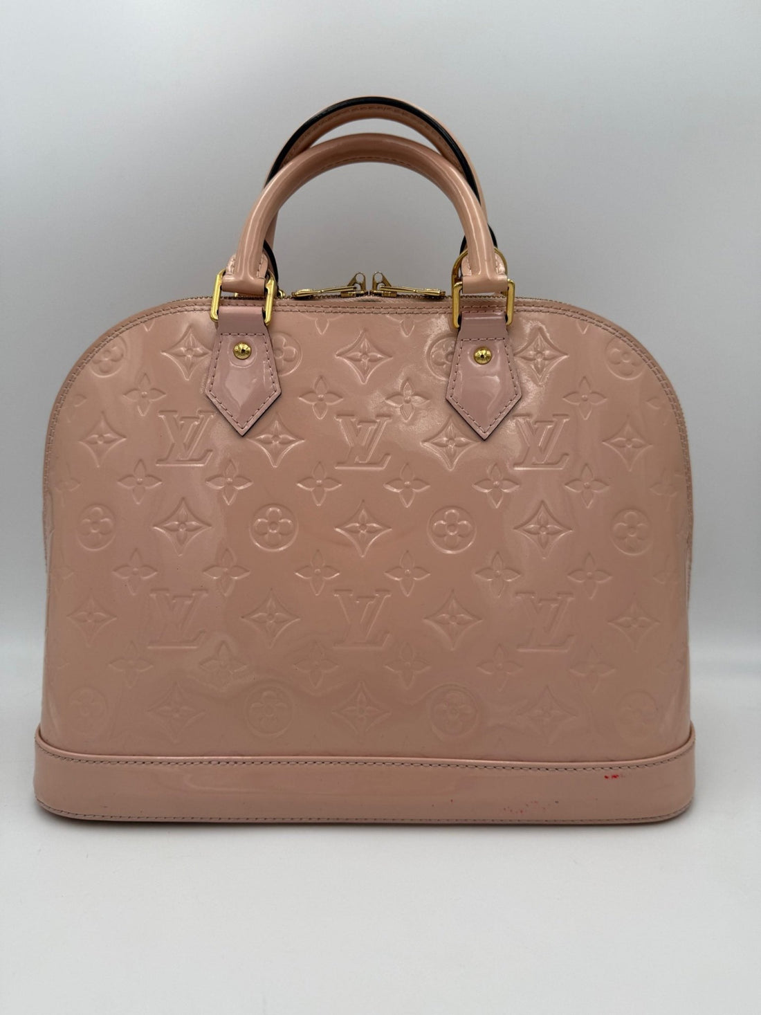 Louis Vuitton LOUIS VUITTON Alma MM Pink Patent Monogram Handbag - RIMODA
