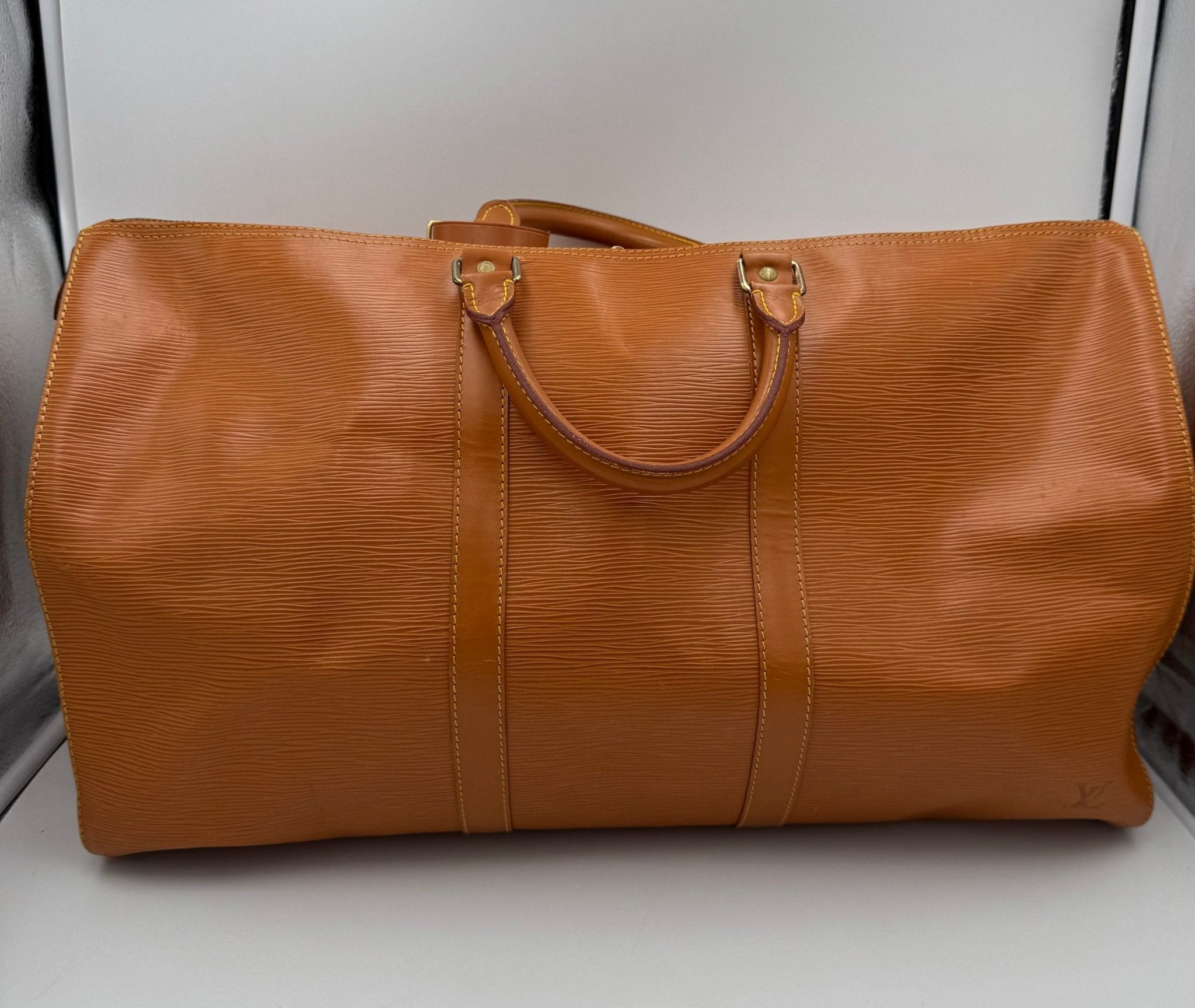 Louis Vuitton LOUIS VUITTON KEEPALL 50 in Brown EPI Leather Handbag - RIMODA