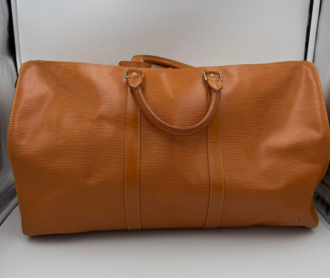 Louis Vuitton LOUIS VUITTON KEEPALL 50 in Brown EPI Leather Handbag - RIMODA