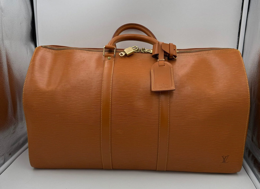 Louis Vuitton LOUIS VUITTON KEEPALL 50 in Brown EPI Leather Handbag - RIMODA