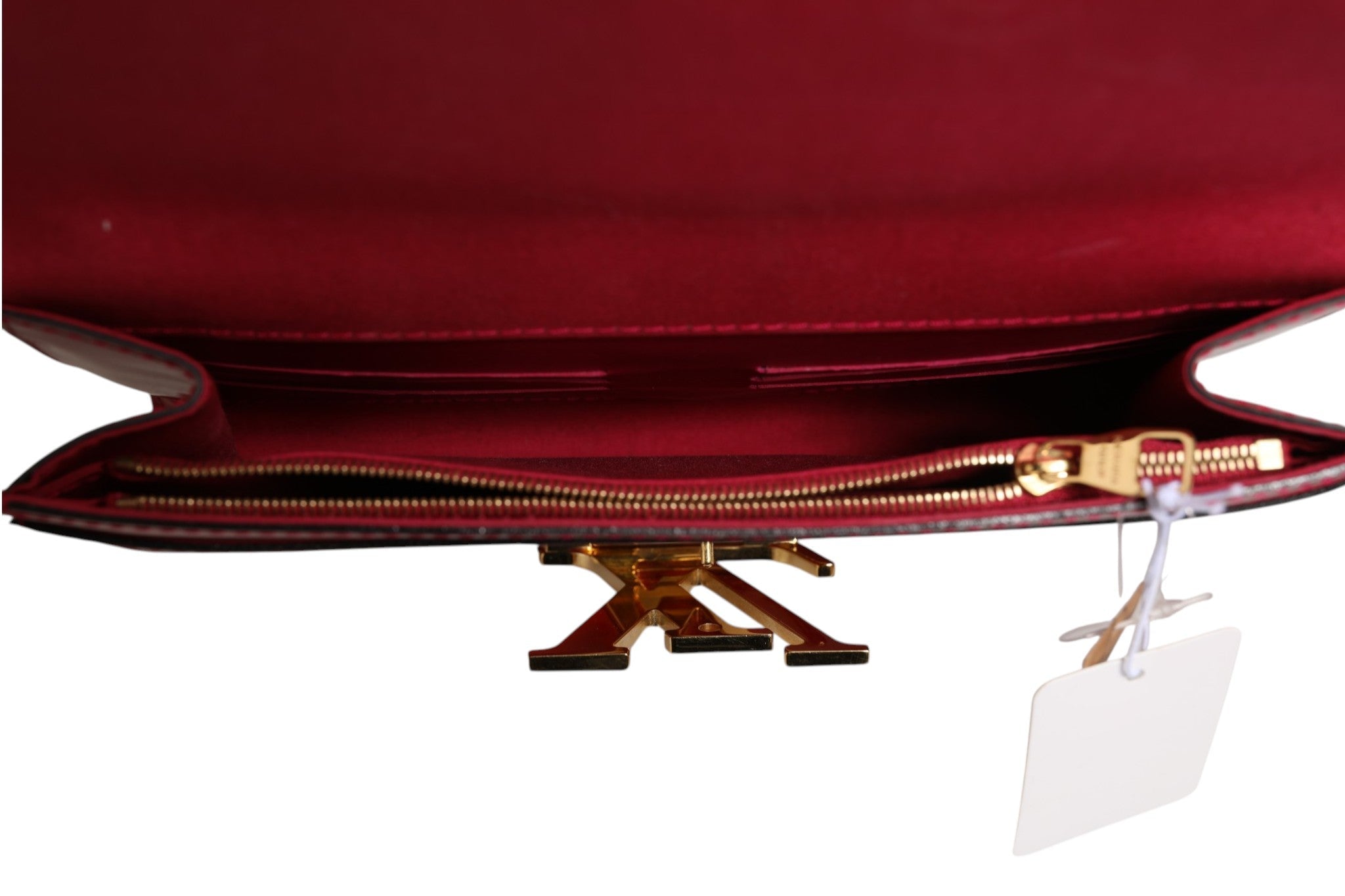 Louis Vuitton Louise PM Red Patent Leather Wallet On Chain - RIMODA
