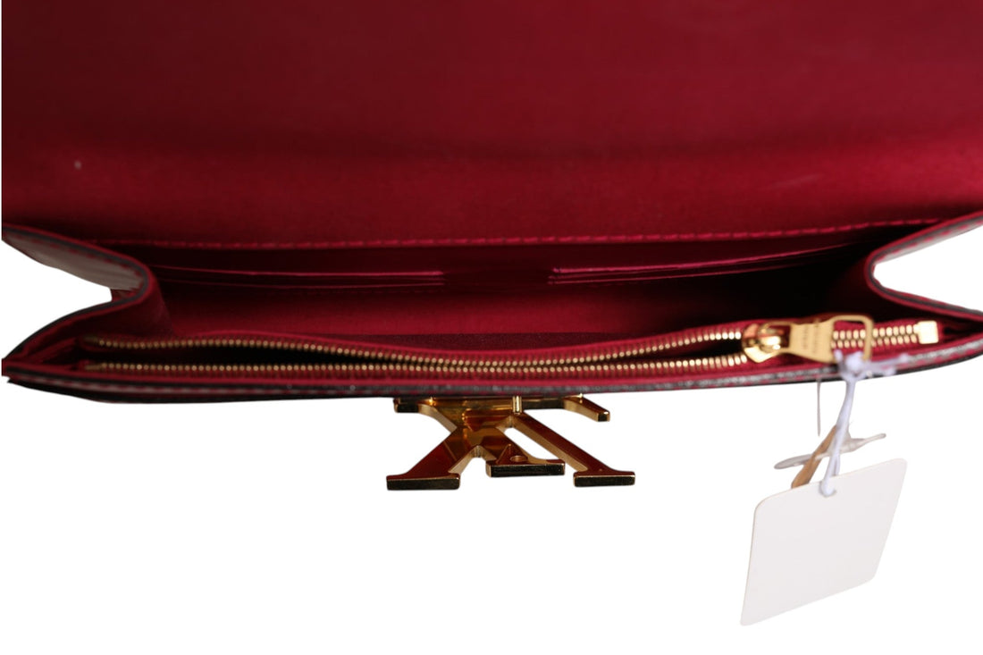Louis Vuitton Louise PM Red Patent Leather Wallet On Chain - RIMODA