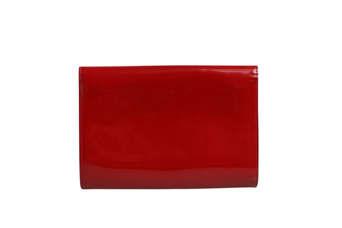 Louis Vuitton Louise PM Red Patent Leather Wallet On Chain - RIMODA
