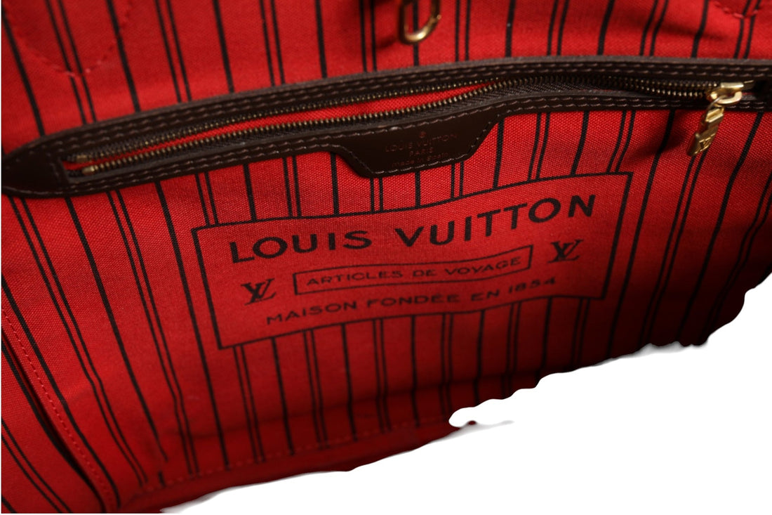Louis Vuitton Neverfull MM Damier Ebene Tote - RIMODA