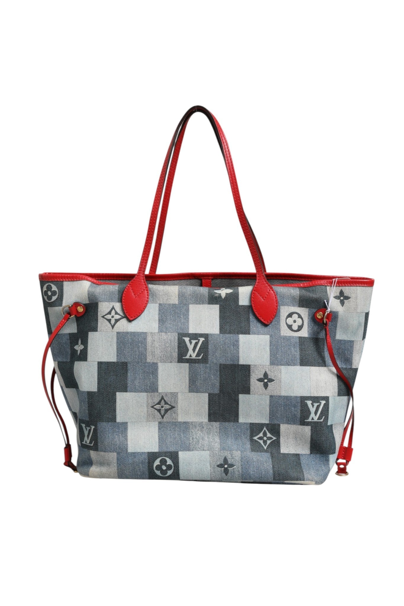 Louis Vuitton Neverfull Patchwork Monogram Denim Tote Bag - RIMODA