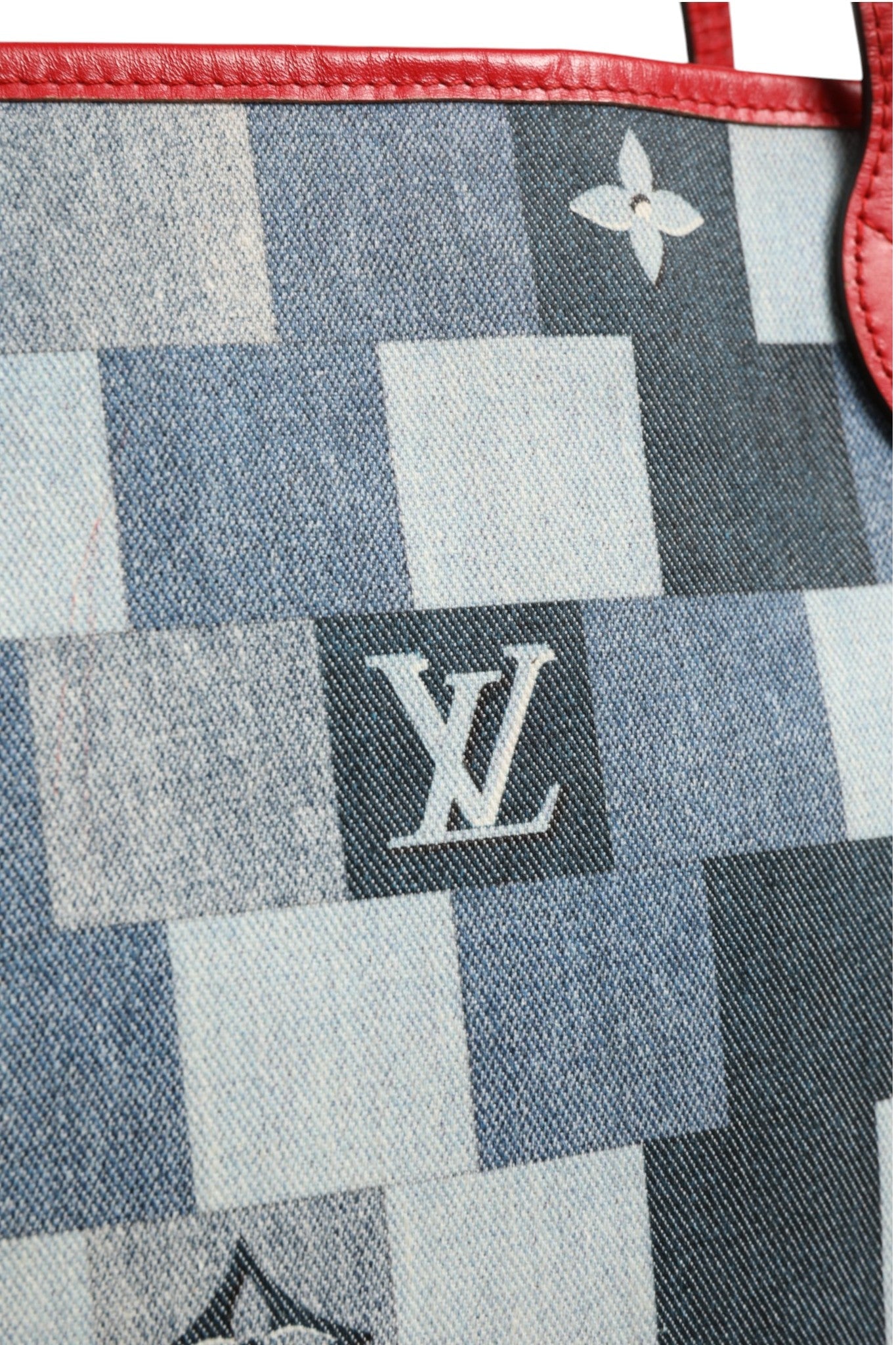 Louis Vuitton Neverfull Patchwork Monogram Denim Tote Bag - RIMODA